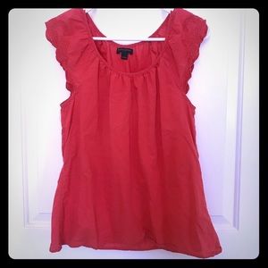 Banana Republic blousy embroidered shirt